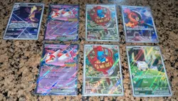 Mega Evolutions & Phantasmal & Surging Sparks Holo Card Lot Of 7 Full Art - Image 1