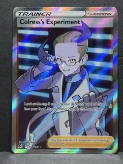 Colress's Experiment Full Art Holo Card 190/196 Swsh11: Lost Origin NM - Image 1