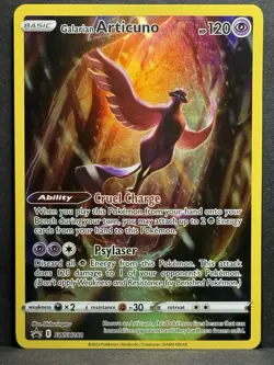 Pokemon Galarian Articuno TCG Black Star Promos Holo Card SWSH282 NM - Image 1