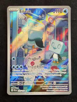 Pokemon TCG Eiscue Scarlet & Violet Paldea Evolved Holo Card 205/193 - Image 1