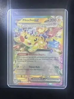 Pokemon Pikachu TCG Surging Sparks EX Double Rare Holo Card 057/191 NM Condition - Image 1