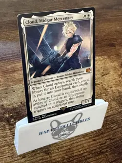 Cloud, Midgar Mercenary MTG x Final Fantasy VII M0010 FFXIV Magic Card NM 2025 - Image 2