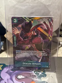 DRACULE MIHAWK ILLUSTRATION VOL. 4 ONE PIECE PROMO CARD SEALED ST12-003 SEALED - Image 1