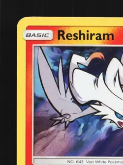 Reshiram 14/73 LP Shining Legends English Pokemon Card TCG - Image 4
