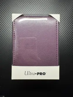 Ultra Pro Card Protection Vivid Alcove Flip Deck Box - Midnight Plum New - Image 1