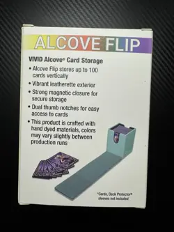 Ultra Pro Card Protection Vivid Alcove Flip Deck Box - Midnight Plum New - Image 3
