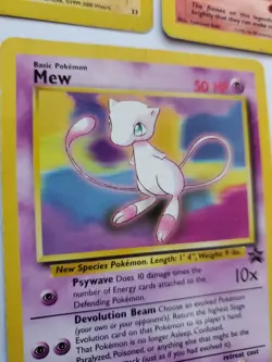 Zapdos Moltres Mew Promo Pokemon Card Base Jungle Fossil WOTC - Image 3