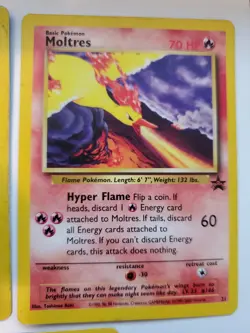 Zapdos Moltres Mew Promo Pokemon Card Base Jungle Fossil WOTC - Image 5