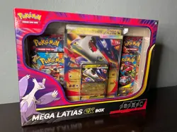 Pokemon Mega Latias EX Box - Factory Sealed - 4 Booster Packs - Jumbo Promo Card - Image 5