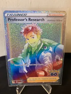 Professors Research Rainbow Secret Rare Card 84/78 Pokemon Go TCG - Image 2