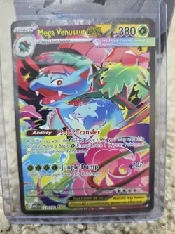 Mega Venusaur EX SIR 177/132 Mega Evolution English Pokemon TCG Mint/NM Card - Image 1
