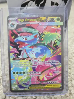 Mega Venusaur EX SIR 177/132 Mega Evolution English Pokemon TCG Mint/NM Card - Image 2