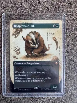 Badgermole Cub - Mythic Rare - MTG Magic Avatar The Last Airbender - Image 1