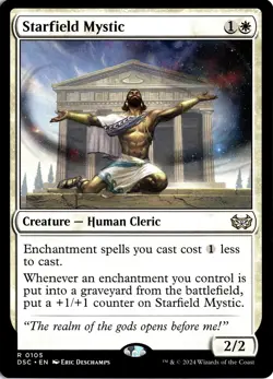 NM - Starfield Mystic R Commander: Duskmourn: House of Horror 105 - Image 1