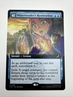 Waterbender's Restoration (Extended Art) MTG Avatar: The Last Airbender NM - Image 3