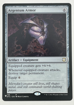 MTG Argentum Armor #198 The List Reprints LIST Magic the Gathering (pack fresh) - Image 1