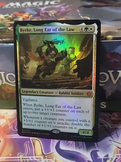 Byrke, Long Ear of the Law Bloomburrow Foil - Image 1