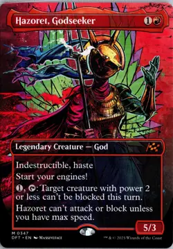Hazoret, Godseeker (Borderless) M Aetherdrift 347 NM Normal - Image 1