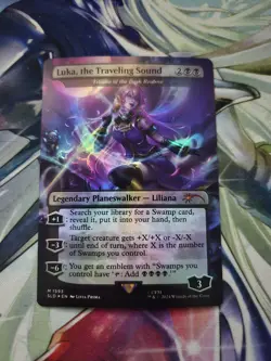 MTG Luka, the Traveling Sound | Liliana of the Dark Realms - Rainbow Foil - NM - Image 1