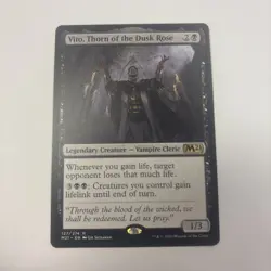 Vito, Thorn of the Dusk Rose NM M21 MTG English Vampire Cleric 127 / 274 - Image 1