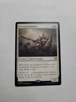 MTG - Puresteel Paladin Commander Masters Regular Rare #0051 - Image 1