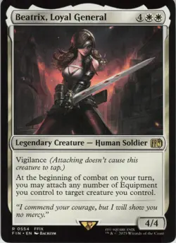 Beatrix, Loyal General R FINAL FANTASY 554 NM Normal MTG - Image 1