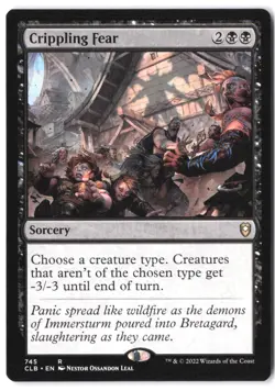 Crippling Fear 745 CLB MTG NM - Image 1