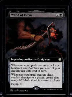 2021 Forgotten Realms Commander Wand of Orcus #297 NM - Image 1