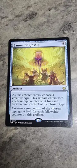 Banner of Kinship Foundations Regular Artifact Rare MTG NM - Image 1