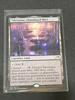 Takenuma, Abandoned Mire, MTG, Kamigawa Neon Dynasty, Magic, 278 Rare - Image 1