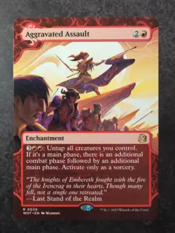 Aggravated Assault Wilds of Eldraine: Enchanting Tales Regular - Image 1