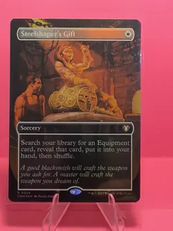 Steelshaper's Gift (Borderless) Commander Masters Foil - Image 1