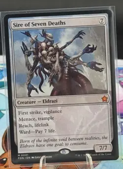 Sire of Seven Deaths 0001 Foundations MTG Magic the Gathering NEAR MINT NM - Image 1