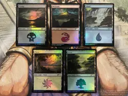 Rebecca Guay - Standard Showdown Basic Land Art Full Set (5X) Ixalan - NM/M ?? - Image 1