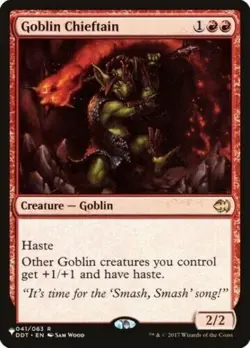 MTG - GOBLIN CHIEFTAIN - The List (R) - Image 1