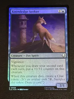 MTG Avatar: The Last Airbender Knowledge Seeker Foil 0060 NM - Image 1