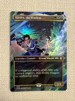 Katara, the Fearless FOIL BORDERLESS SCENE R0305 MTG Avatar TLA NM - Image 1