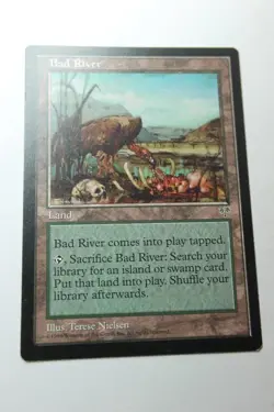 MTG Bad River x1- -Mirage-Lightly Played - Image 1