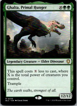 Ghalta, Primal Hunger R Commander: Bloomburrow 220 NM NM-LP - Image 1