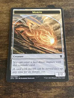 Magic the Gathering MTG Token Morph (7) Dragons of Tarkir B11482* - Image 1