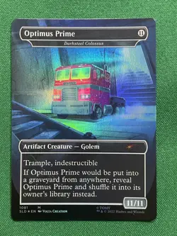 Optimus Prime - Darksteel Colossus Secret Lair Drop Foil - Image 2