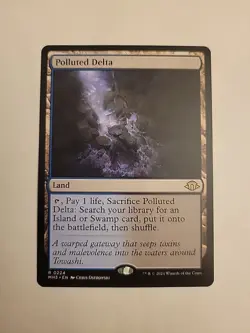 MTG - Polluted Delta - MH3 - Regular Rare ( Fetch Land ) - Image 2
