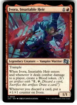 Ivora, Insatiable Heir (Anime) Foundations Jumpstart Regular MTG NM - Image 1