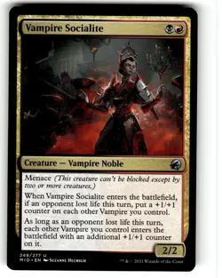 Vampire Socialite Innistrad: Midnight Hunt Regular MTG - Image 1