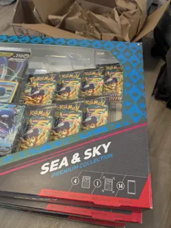 Pokemon TCG Crown Zenith Sea and Sky Premium Collection Box Sealed New! - Image 4