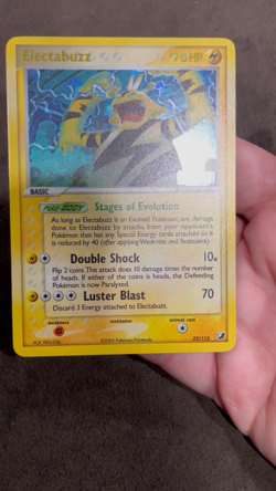 Electabuzz 22/115 EX Unseen Forces Pokemon Card Reverse Holo Stamped Near Mint - Image 2