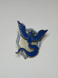 Team Mystic Articuno Blue Enamel Pin Pokemon GO Collection 2022 - Image 1