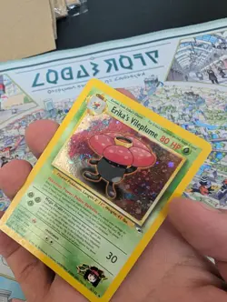 Erika's Vileplume 5/132 Holo Rare Gym Heroes LP Vintage WOTC - Pokemon TCG - Image 3