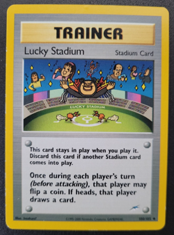 Pokemon Neo Destiny Lucky Stadium Uncommon Unlimited NM 100/105 - Image 1