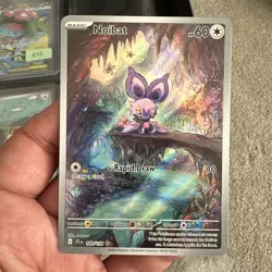 Pokemon TCG Noibat 169/159 Journey Together- Illustration Rare- Pack Fresh- NM. - Image 1